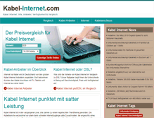 Tablet Screenshot of kabel-internet.com